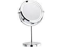 Sichler Beauty Stand-Kosmetikspiegel mit 18 LED, 3-fache Vergrößerung