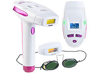 Sichler Beauty IPL-Haarentfernungs-System, 2 Aufsätze, Display, 5 Stufen,Schutzbrille; Elektrische Hornhautentferner 