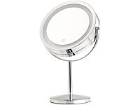; Akku-Kosmetikspiegel mit Lautsprechern & LED-Lichtern Akku-Kosmetikspiegel mit Lautsprechern & LED-Lichtern Akku-Kosmetikspiegel mit Lautsprechern & LED-Lichtern 