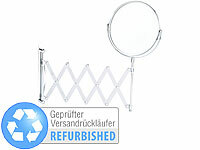 Sichler Beauty Scheren Rasier & Kosmetik-Wandspiegel, Versandrückläufer; Akku-Kosmetikspiegel mit Lautsprechern & LED-Lichtern 