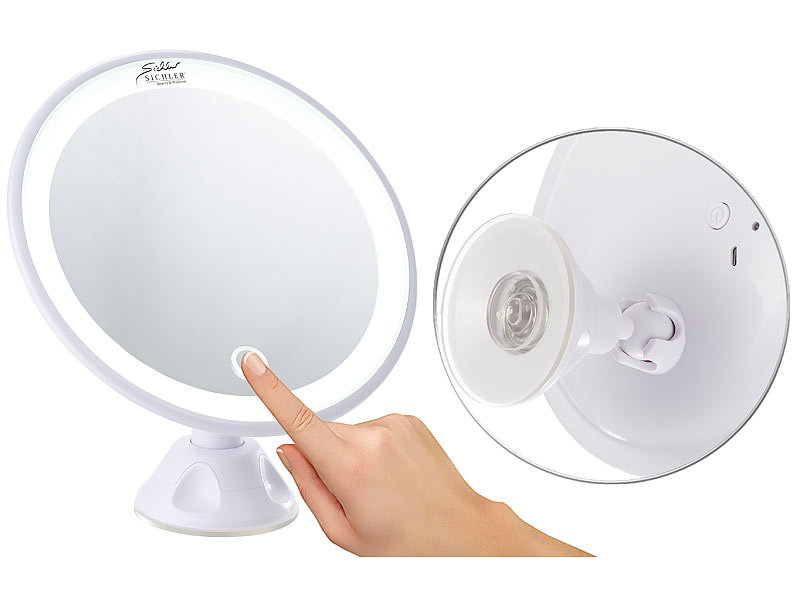 ; Akku-Kosmetikspiegel mit Lautsprechern & LED-Lichtern, Kosmetikspiegel Akku-Kosmetikspiegel mit Lautsprechern & LED-Lichtern, Kosmetikspiegel Akku-Kosmetikspiegel mit Lautsprechern & LED-Lichtern, Kosmetikspiegel 