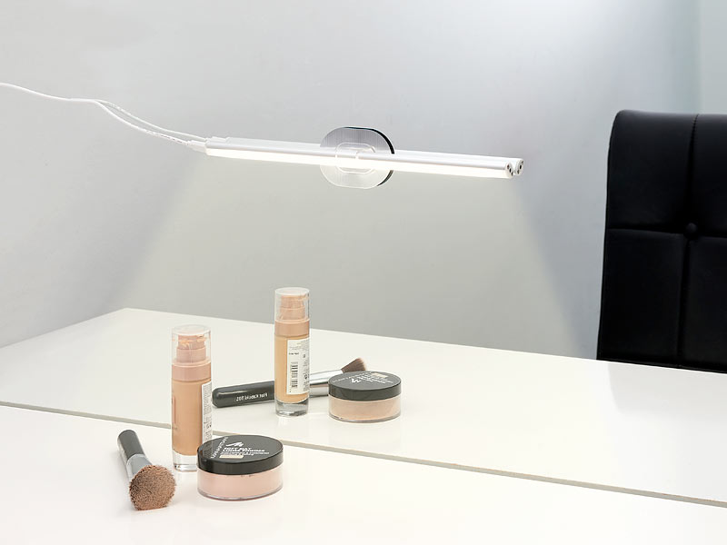 ; Saugnapf-Kosmetikspiegel mit LED-Licht Saugnapf-Kosmetikspiegel mit LED-Licht Saugnapf-Kosmetikspiegel mit LED-Licht 