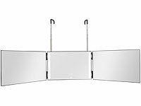 ; Falt-Schminkspiegel mit LED-Beleuchtung, Akku-Kosmetikspiegel mit Lautsprechern & LED-LichternKosmetikspiegel Falt-Schminkspiegel mit LED-Beleuchtung, Akku-Kosmetikspiegel mit Lautsprechern & LED-LichternKosmetikspiegel 