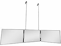 ; Falt-Schminkspiegel mit LED-Beleuchtung, Akku-Kosmetikspiegel mit Lautsprechern & LED-LichternKosmetikspiegel Falt-Schminkspiegel mit LED-Beleuchtung, Akku-Kosmetikspiegel mit Lautsprechern & LED-LichternKosmetikspiegel 