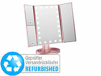 Sichler Beauty Schminkspiegel LED, Kosmetik-Standspiegel, Faltspiegel