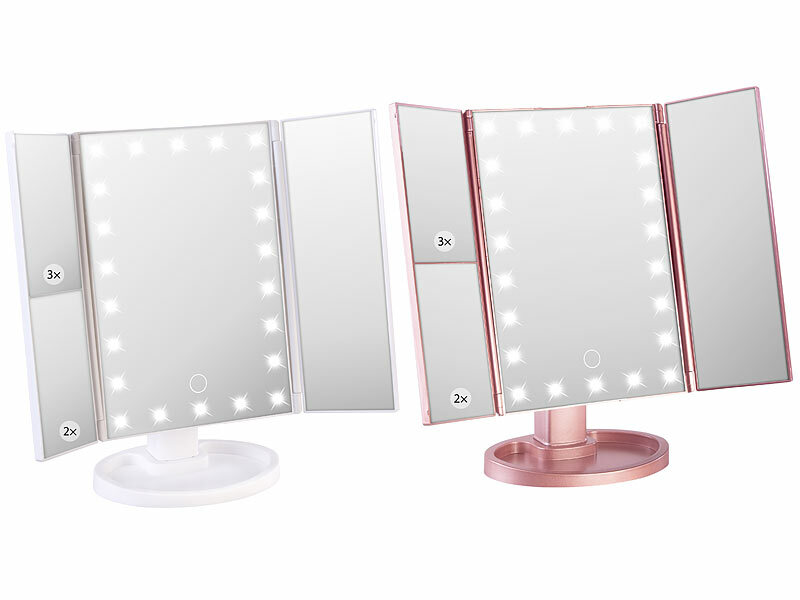 ; Akku-Kosmetikspiegel mit Lautsprechern & LED-Lichtern, Kosmetikspiegel Akku-Kosmetikspiegel mit Lautsprechern & LED-Lichtern, Kosmetikspiegel Akku-Kosmetikspiegel mit Lautsprechern & LED-Lichtern, Kosmetikspiegel 